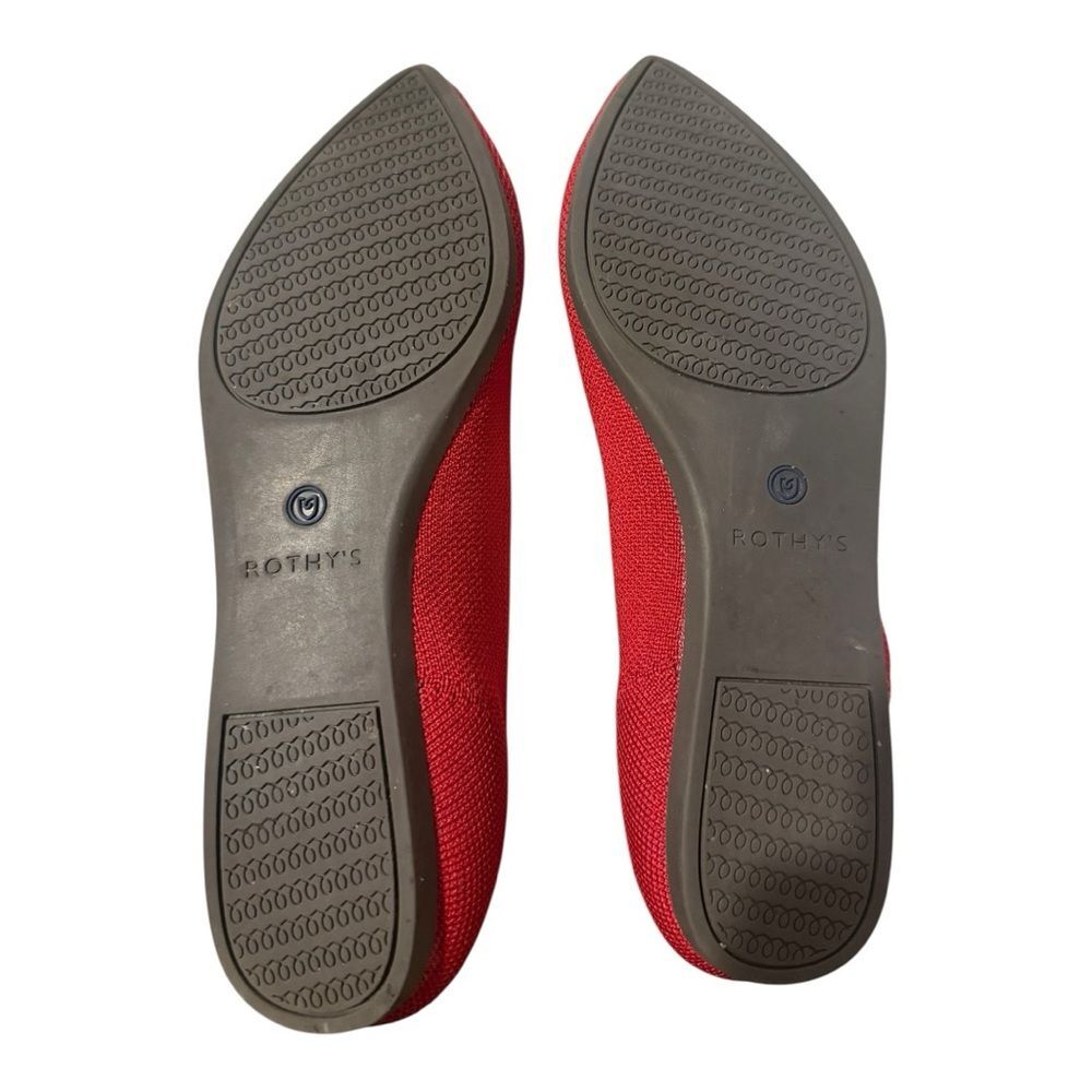 Rothy's The Point Vibrant Red Women’s Shoes Size 7.5 - Picture 11 of 11